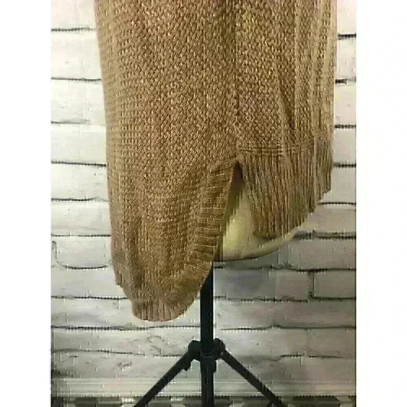 Madewell Chronicle Texture Pullover Sweater Brown Size XS Hi-Lo - Picture 7 of 9